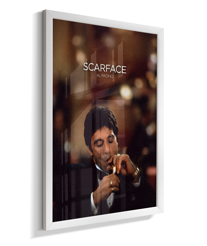 Quadro decorativo Scarface Cigar Lounge Cinematic Poster