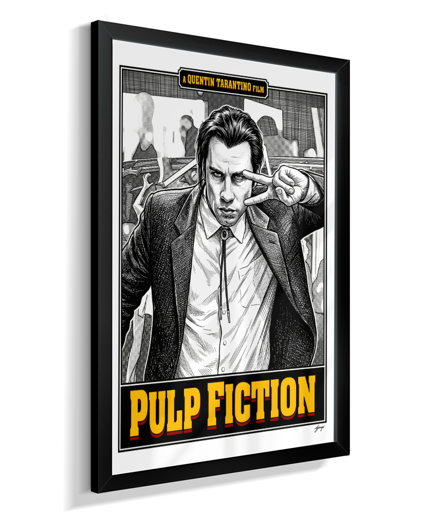 Quadro Decorativo Pulp Fiction Vincent Vega Victory