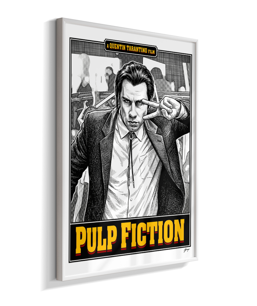 Quadro Decorativo Pulp Fiction Vincent Vega Victory