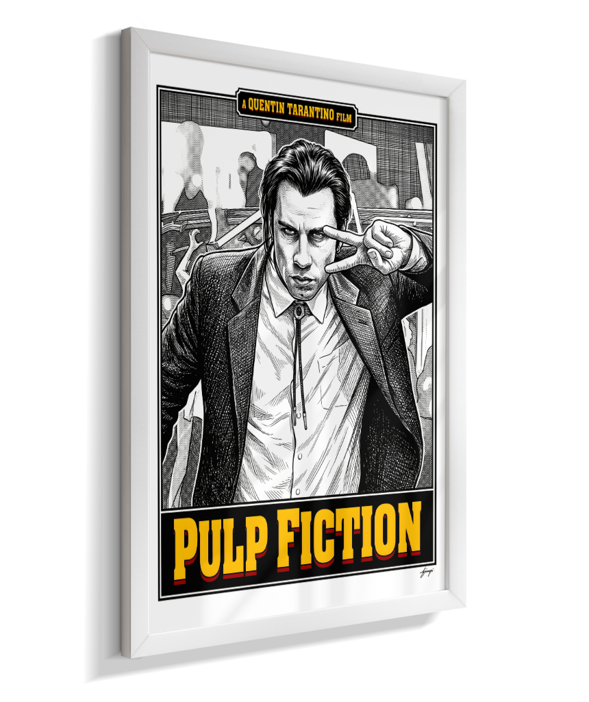 Quadro Decorativo Pulp Fiction Vincent Vega Victory