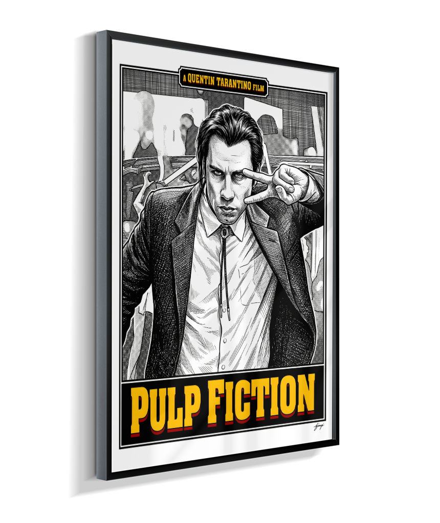 Quadro Decorativo Pulp Fiction Vincent Vega Victory