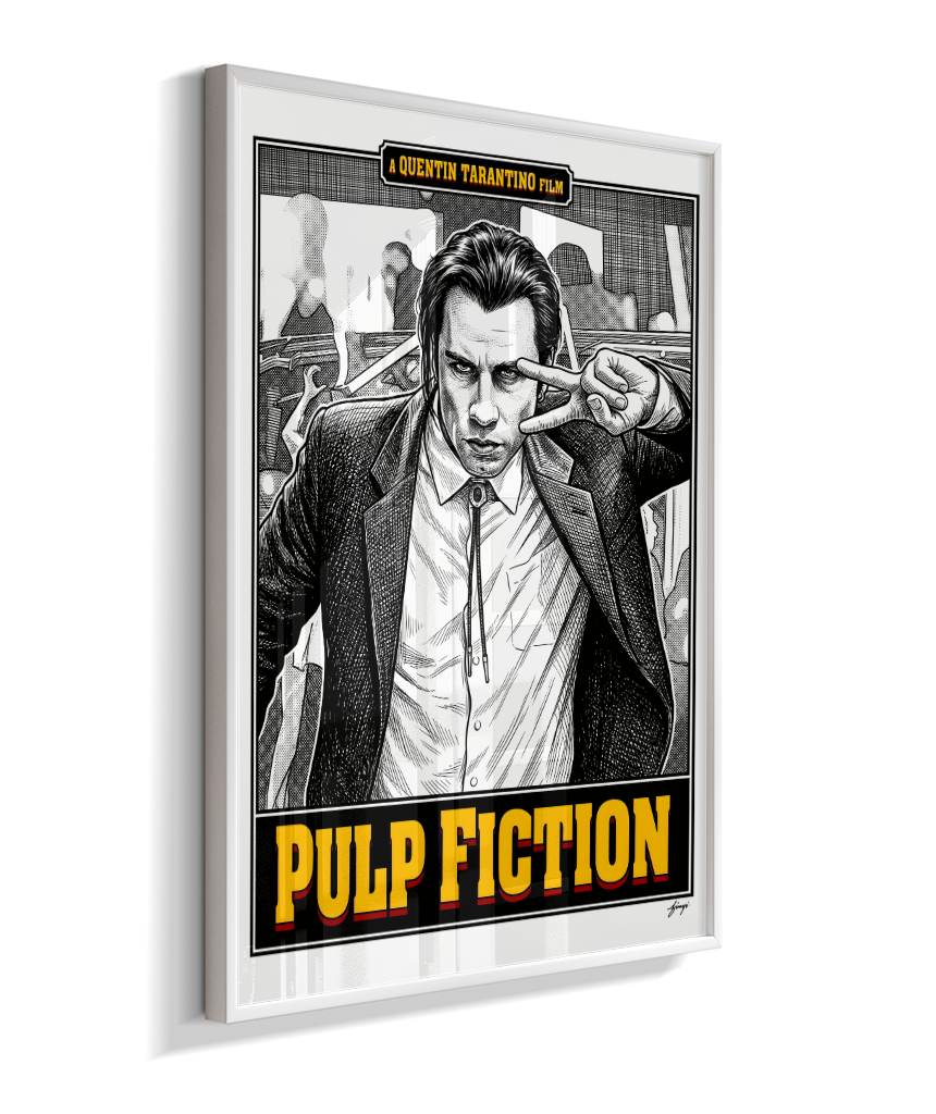 Quadro Decorativo Pulp Fiction Vincent Vega Victory