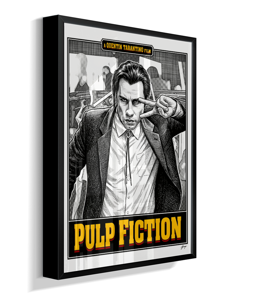 Quadro Decorativo Pulp Fiction Vincent Vega Victory