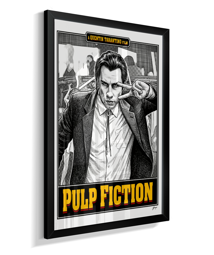 Quadro Decorativo Pulp Fiction Vincent Vega Victory