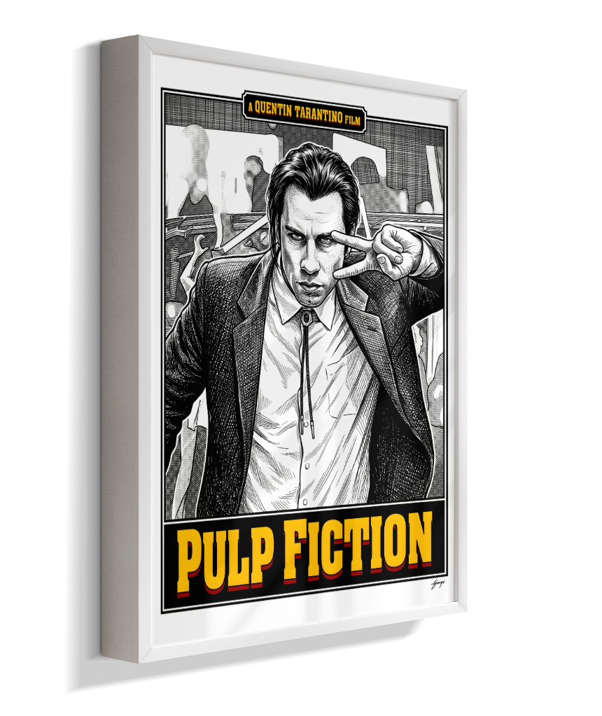 Quadro Decorativo Pulp Fiction Vincent Vega Victory