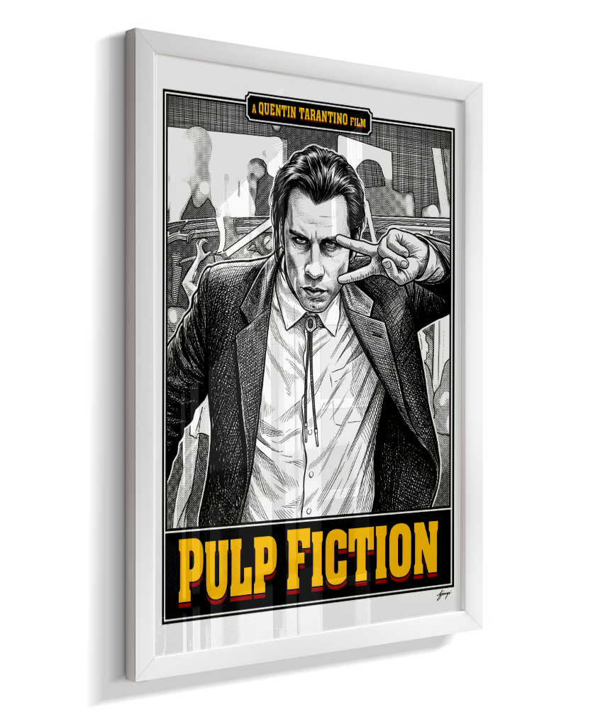 Quadro Decorativo Pulp Fiction Vincent Vega Victory