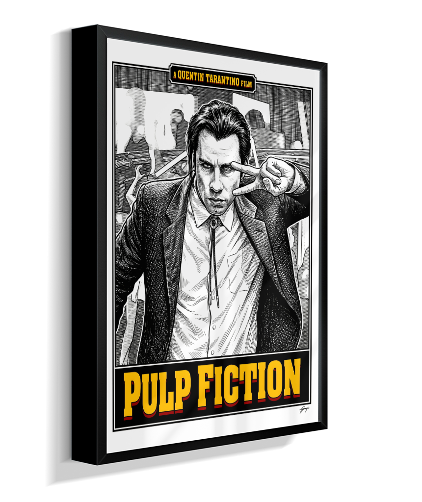 Quadro Decorativo Pulp Fiction Vincent Vega Victory