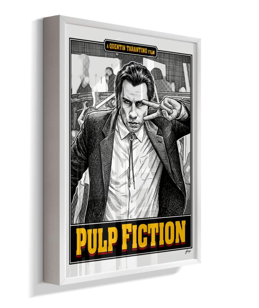 Quadro Decorativo Pulp Fiction Vincent Vega Victory