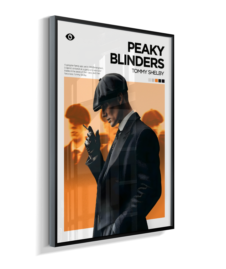 Quadro Decorativo Peaky Blinders Thomas Shelby - Poster Minimalista Serie