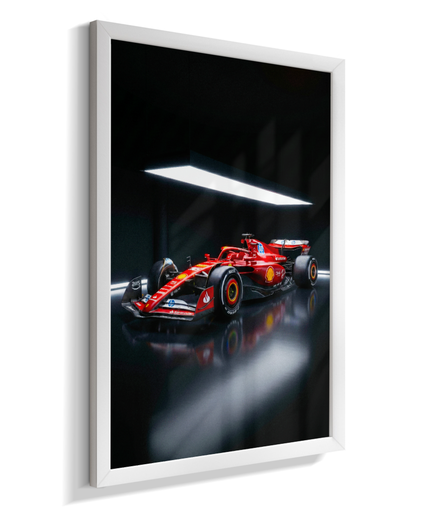 Quadro Decorativo Ferrari F1 Studio Dark Edition