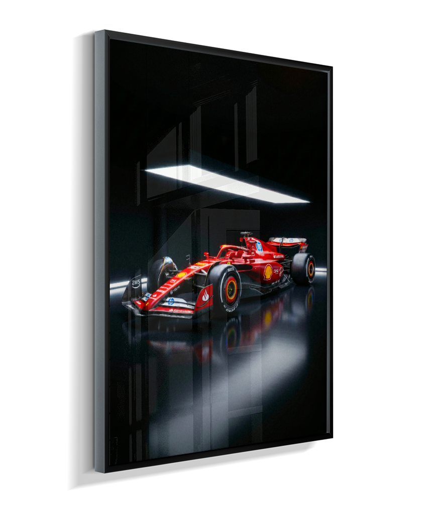 Quadro Decorativo Ferrari F1 Studio Dark Edition