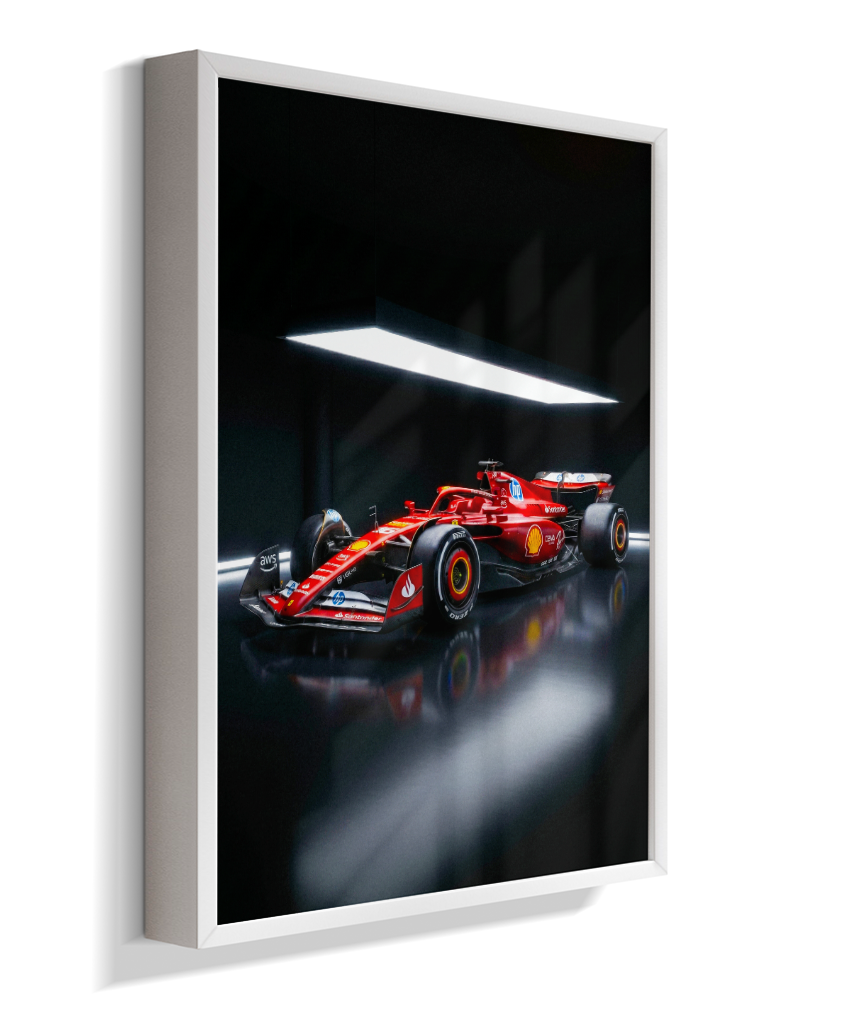 Quadro Decorativo Ferrari F1 Studio Dark Edition