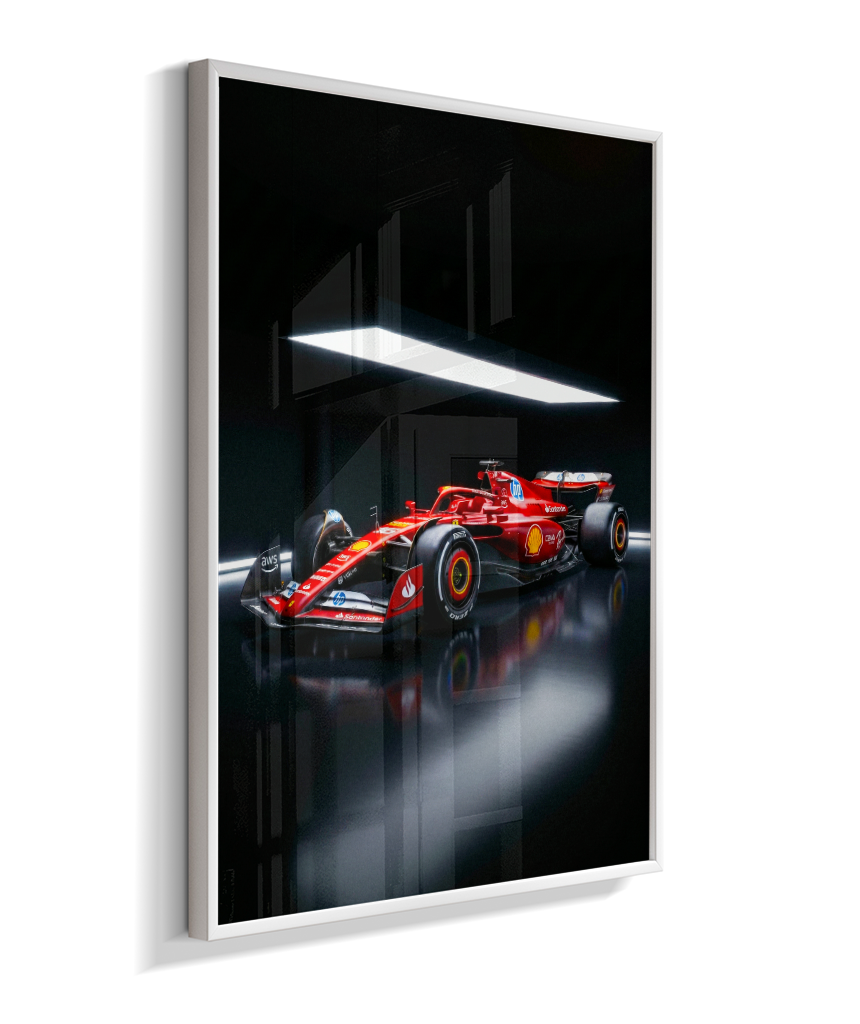 Quadro Decorativo Ferrari F1 Studio Dark Edition