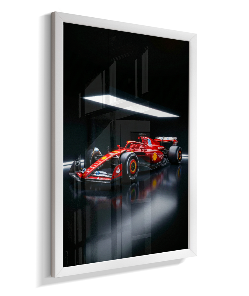Quadro Decorativo Ferrari F1 Studio Dark Edition