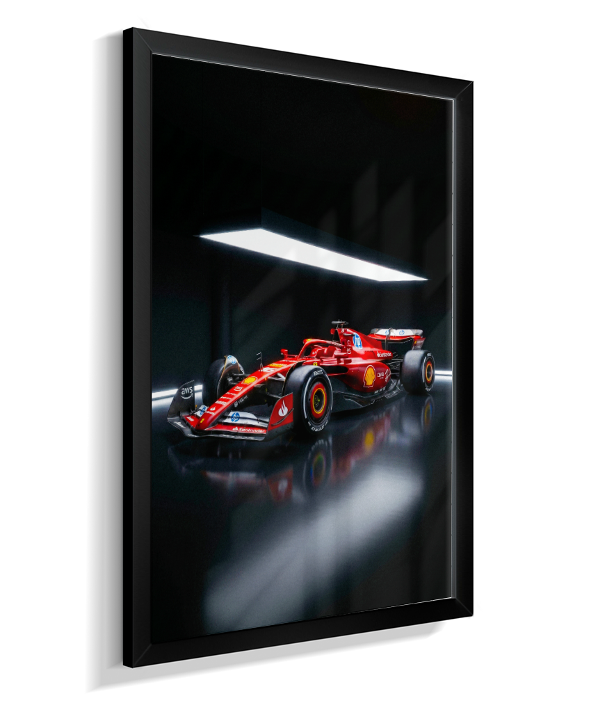 Quadro Decorativo Ferrari F1 Studio Dark Edition