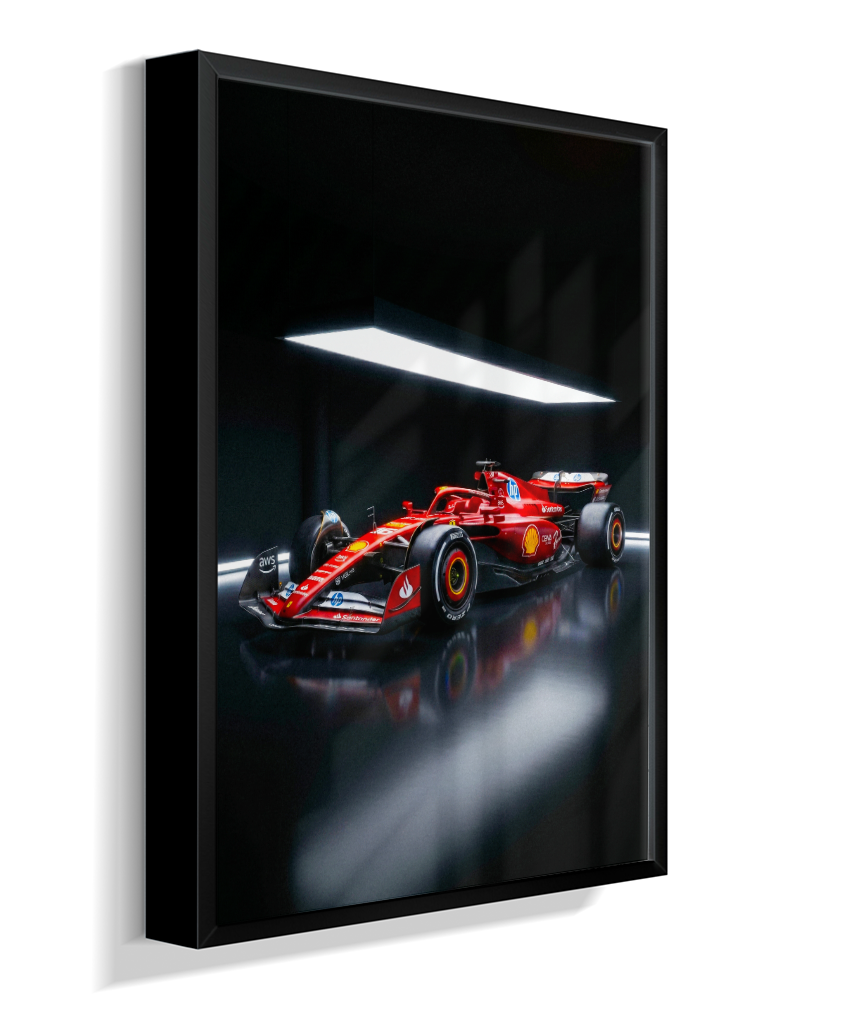 Quadro Decorativo Ferrari F1 Studio Dark Edition