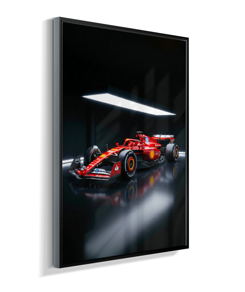 Quadro Decorativo Ferrari F1 Studio Dark Edition