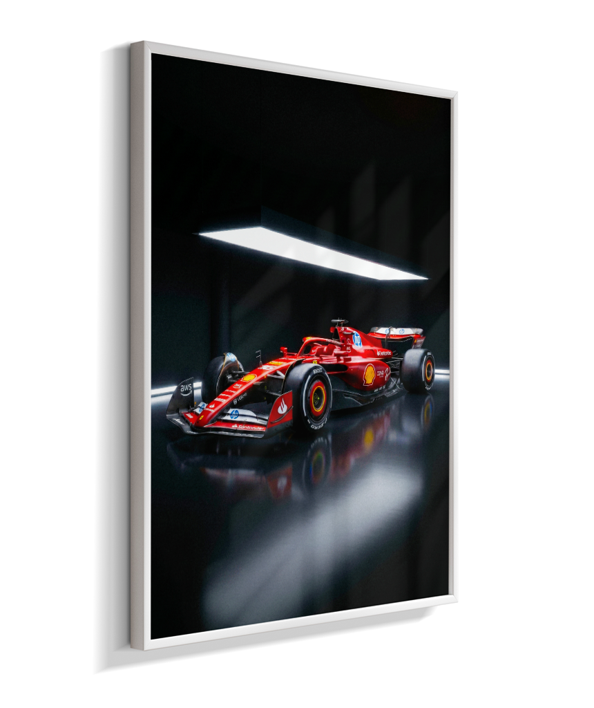 Quadro Decorativo Ferrari F1 Studio Dark Edition