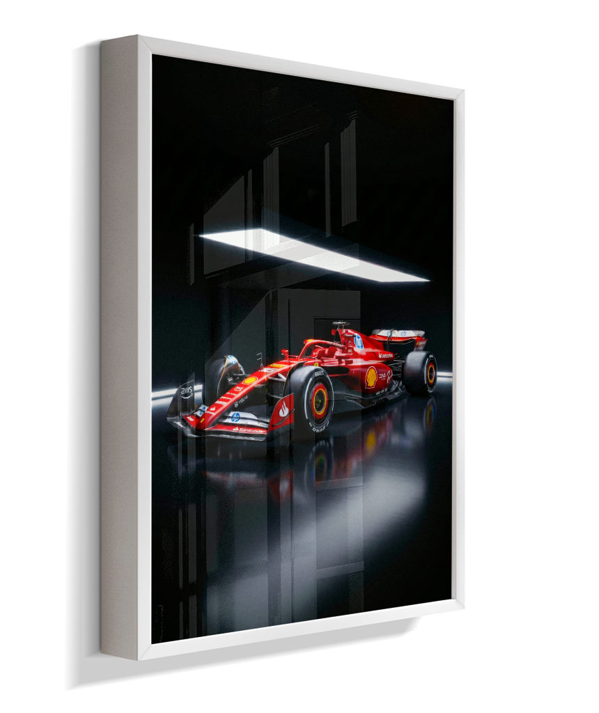 Quadro Decorativo Ferrari F1 Studio Dark Edition