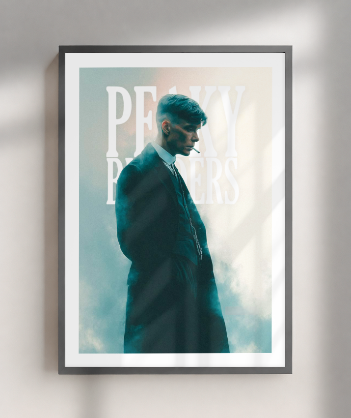 Quadro Decorativo Peaky Blinders Tommy Shelby - Poster Serie