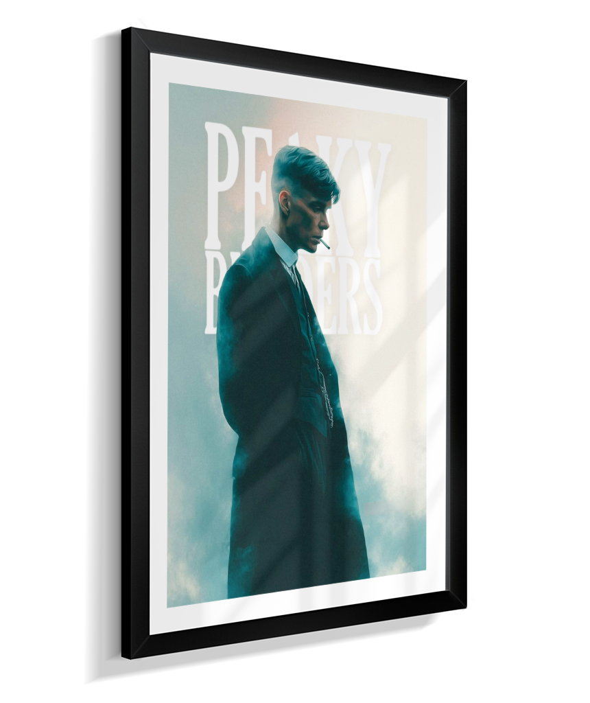 Quadro Decorativo Peaky Blinders Tommy Shelby - Poster Serie