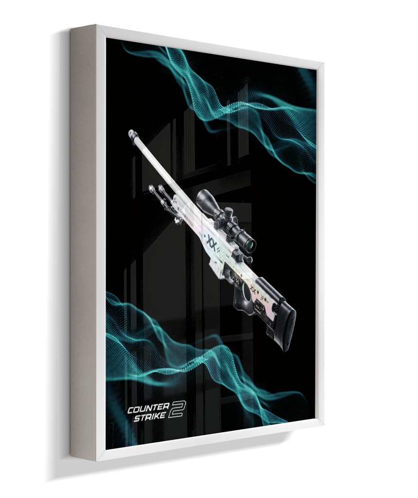 Quadro Decorativo CS2 AWP Printstream Abstract Wave