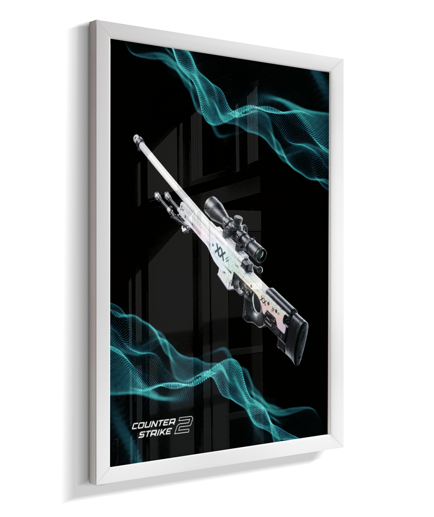 Quadro Decorativo CS2 AWP Printstream Abstract Wave
