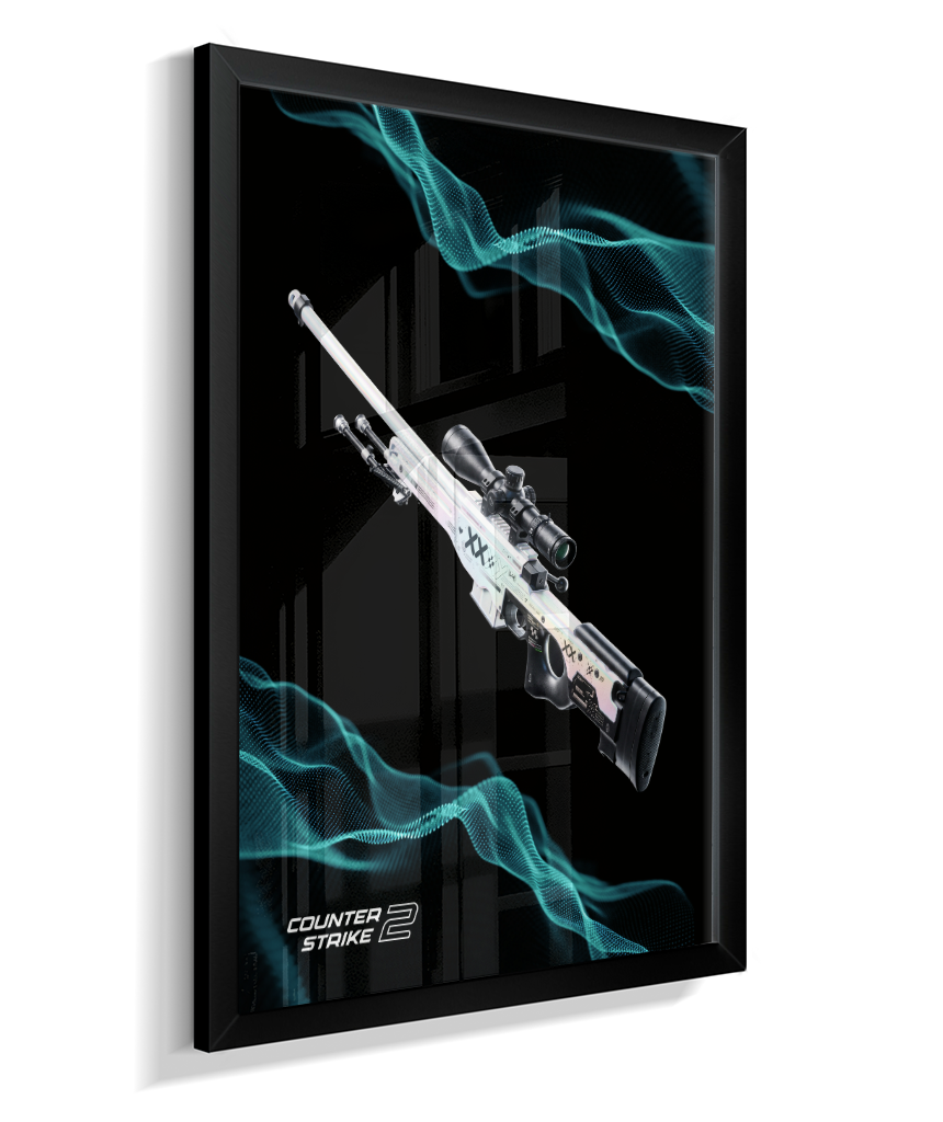 Quadro Decorativo CS2 AWP Printstream Abstract Wave