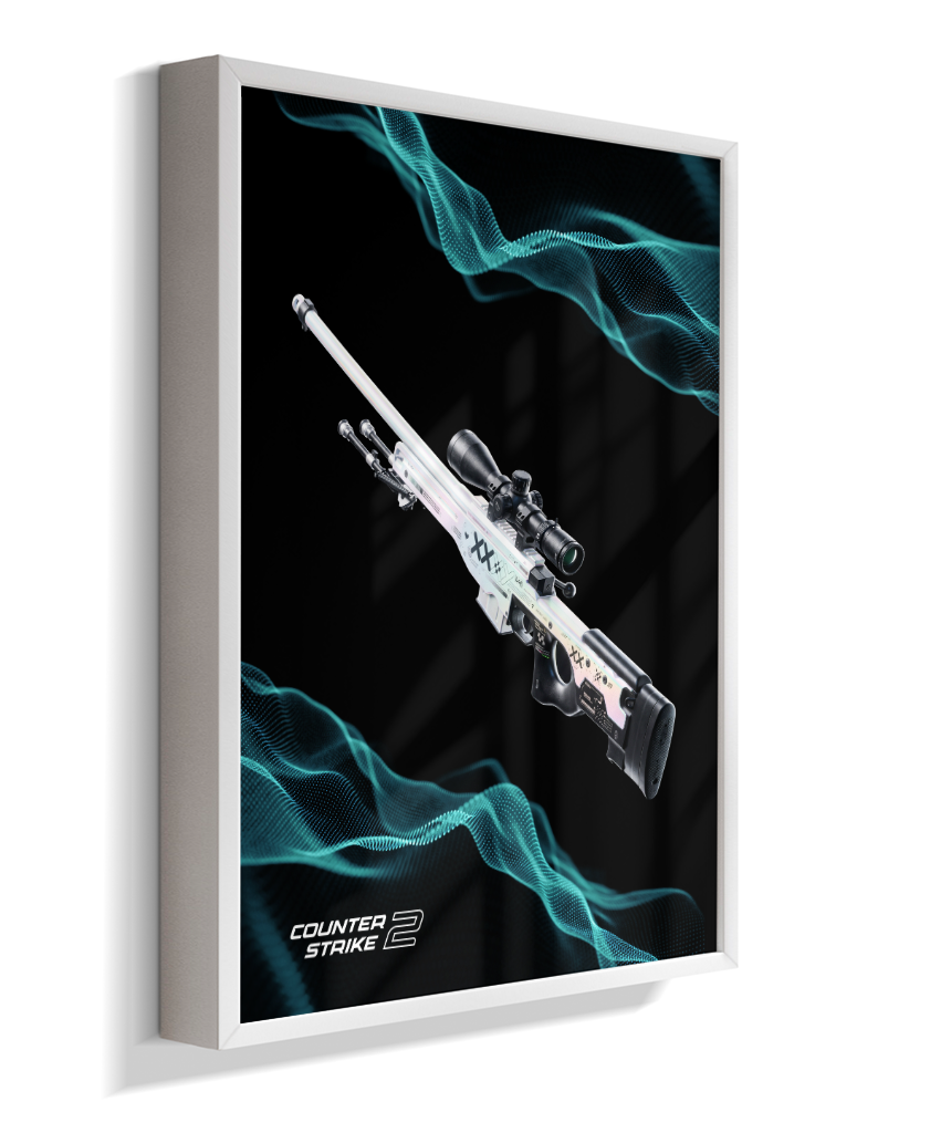Quadro Decorativo CS2 AWP Printstream Abstract Wave