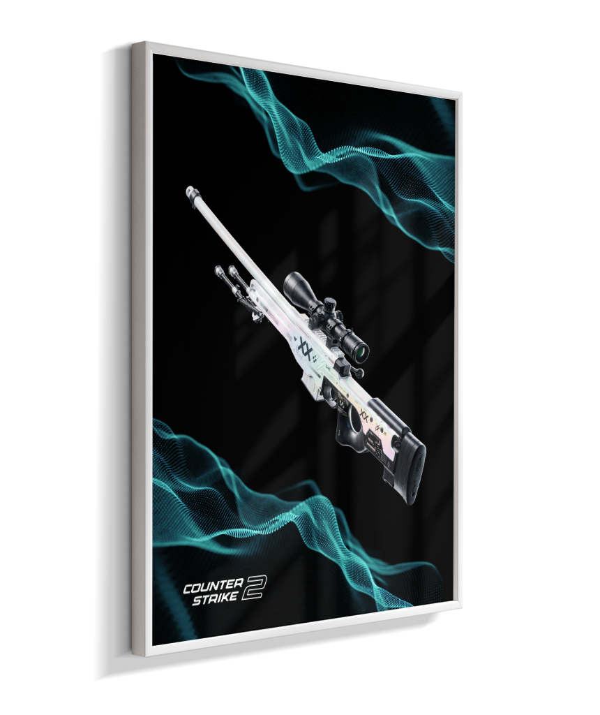 Quadro Decorativo CS2 AWP Printstream Abstract Wave