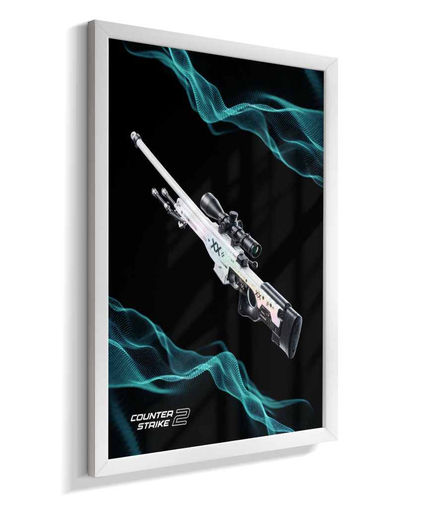 Quadro Decorativo CS2 AWP Printstream Abstract Wave