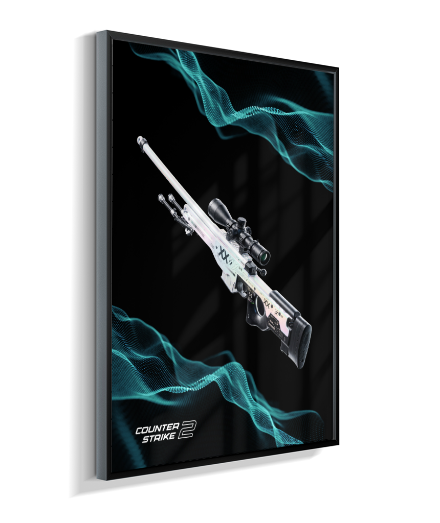 Quadro Decorativo CS2 AWP Printstream Abstract Wave