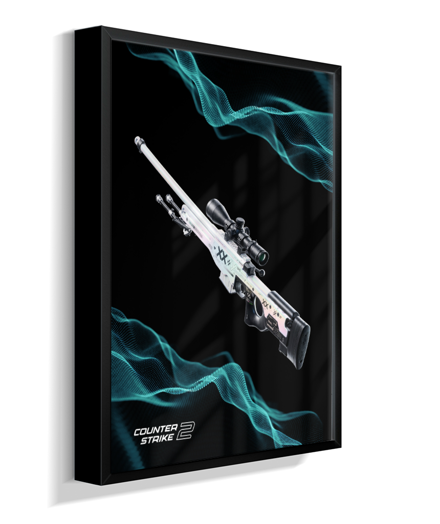 Quadro Decorativo CS2 AWP Printstream Abstract Wave