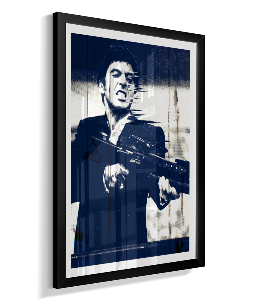 Quadro decorativo Scarface Say Hello To My Little Friend