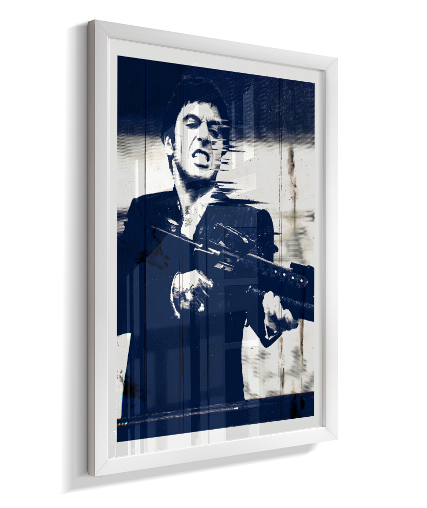 Quadro decorativo Scarface Say Hello To My Little Friend