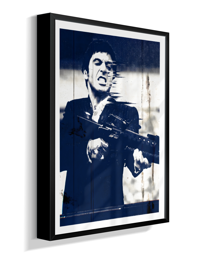 Quadro decorativo Scarface Say Hello To My Little Friend