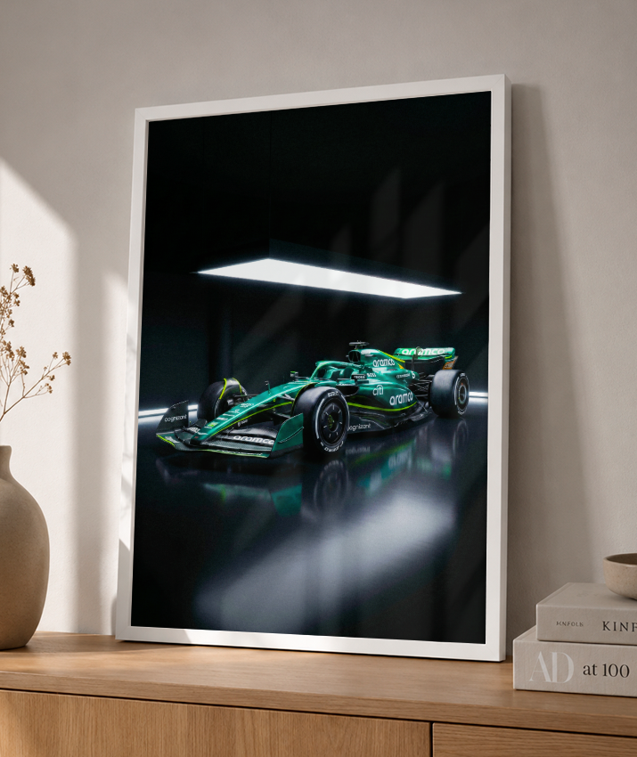 Quadro Decorativo Aston Martin F1 Studio Dark Edition