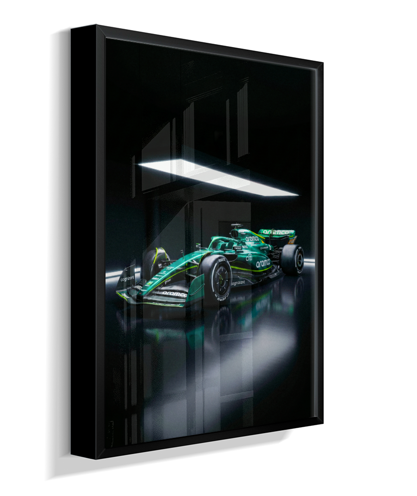 Quadro Decorativo Aston Martin F1 Studio Dark Edition