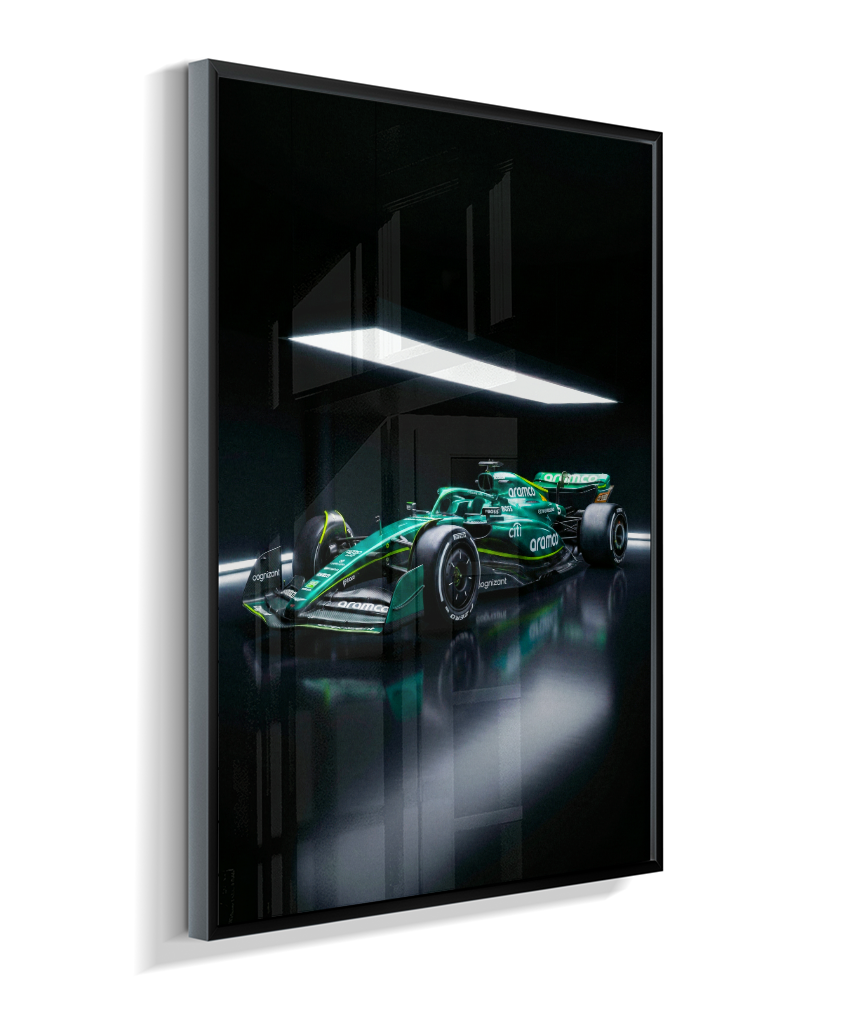 Quadro Decorativo Aston Martin F1 Studio Dark Edition