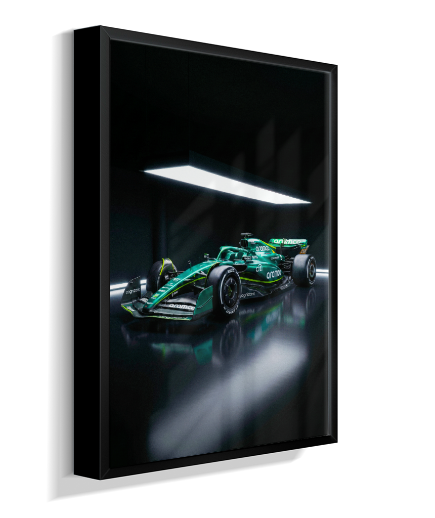 Quadro Decorativo Aston Martin F1 Studio Dark Edition