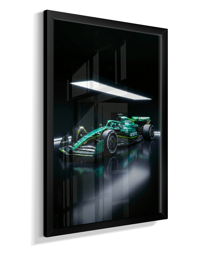 Quadro Decorativo Aston Martin F1 Studio Dark Edition