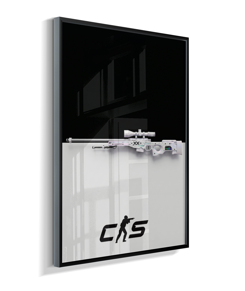 Quadro Decorativo CS2 AWP Printstream Minimalista