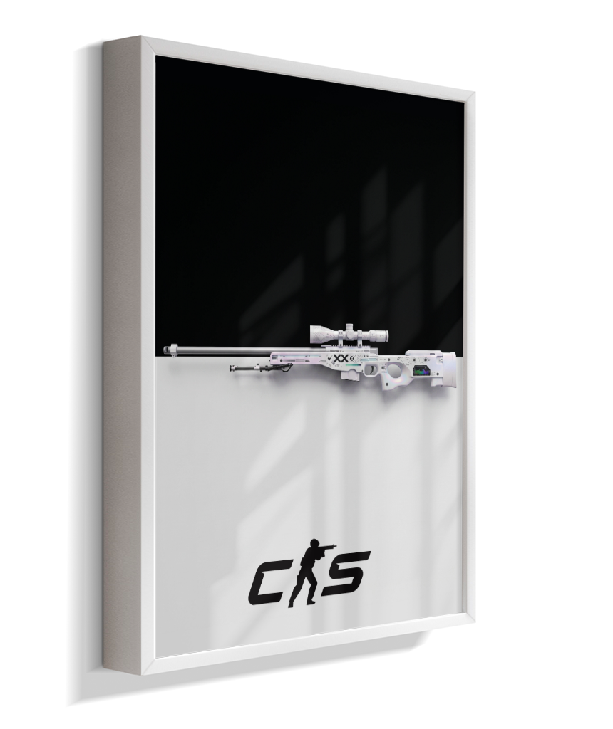 Quadro Decorativo CS2 AWP Printstream Minimalista