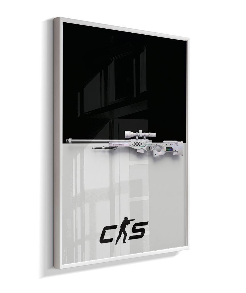 Quadro Decorativo CS2 AWP Printstream Minimalista