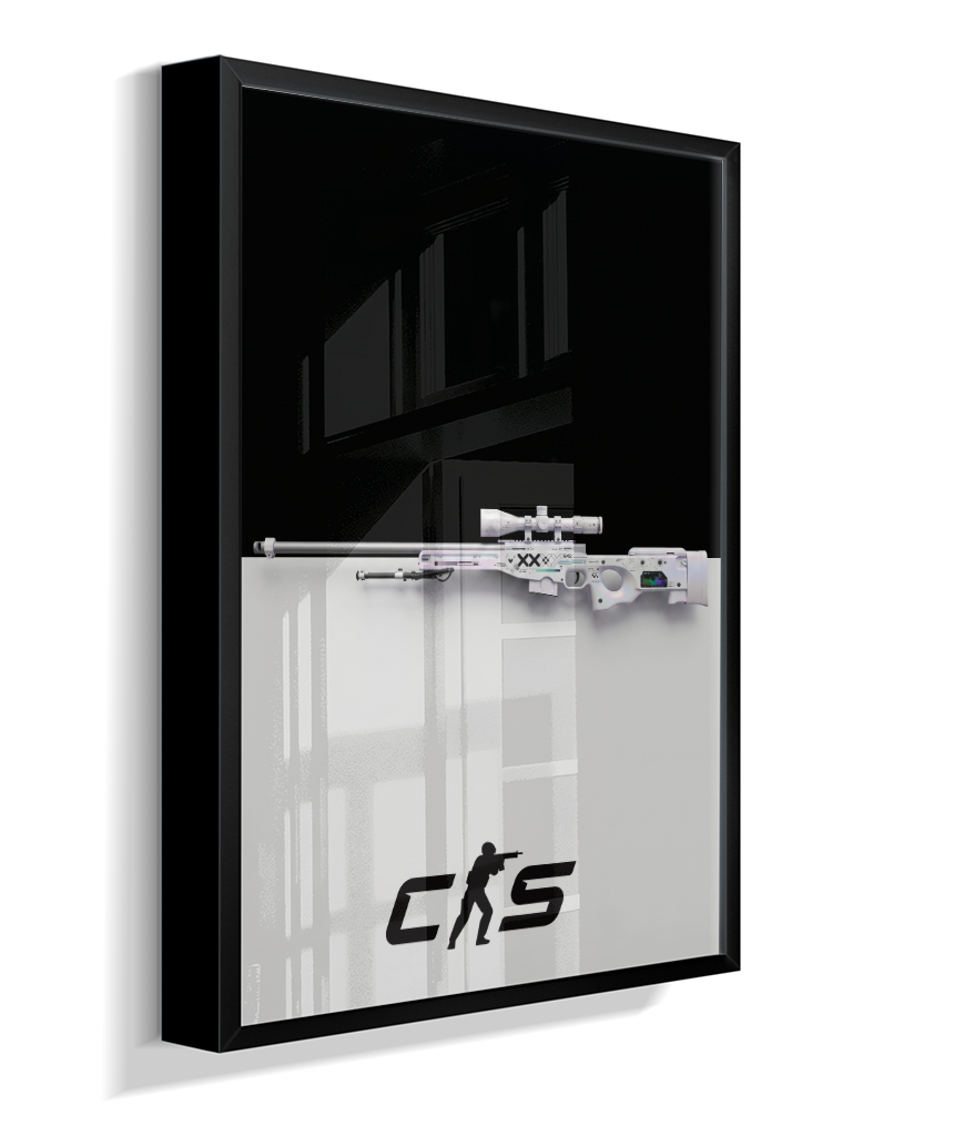 Quadro Decorativo CS2 AWP Printstream Minimalista