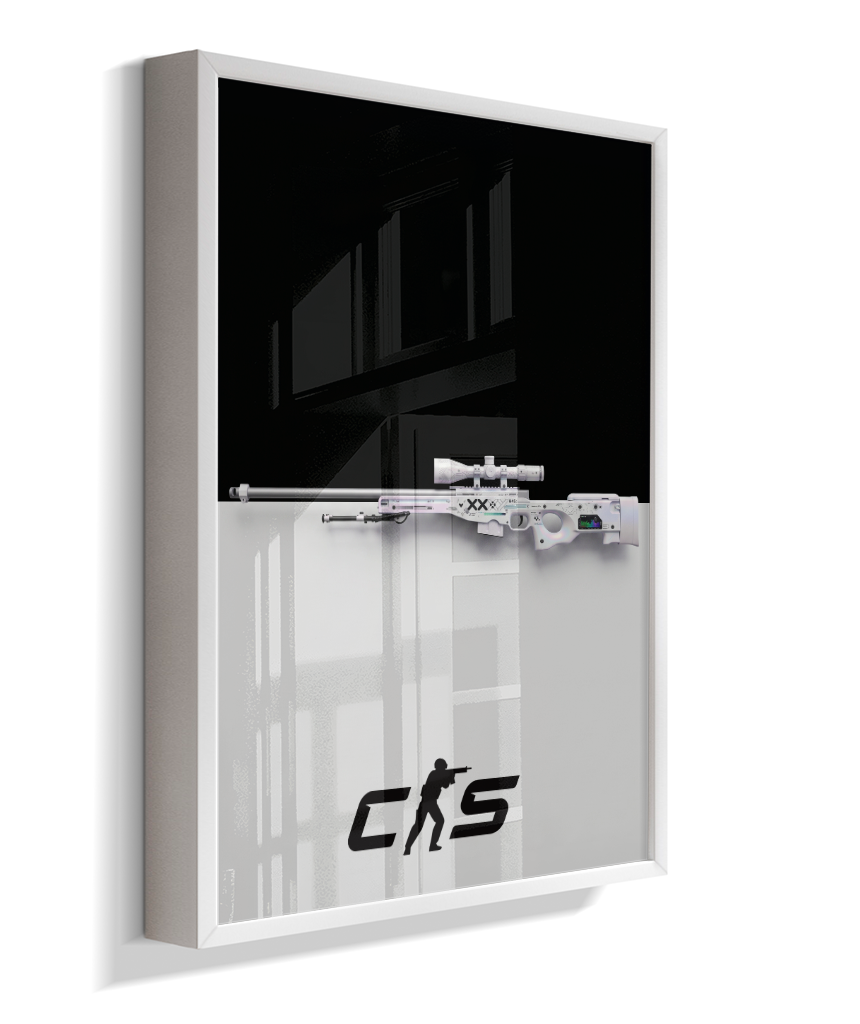 Quadro Decorativo CS2 AWP Printstream Minimalista