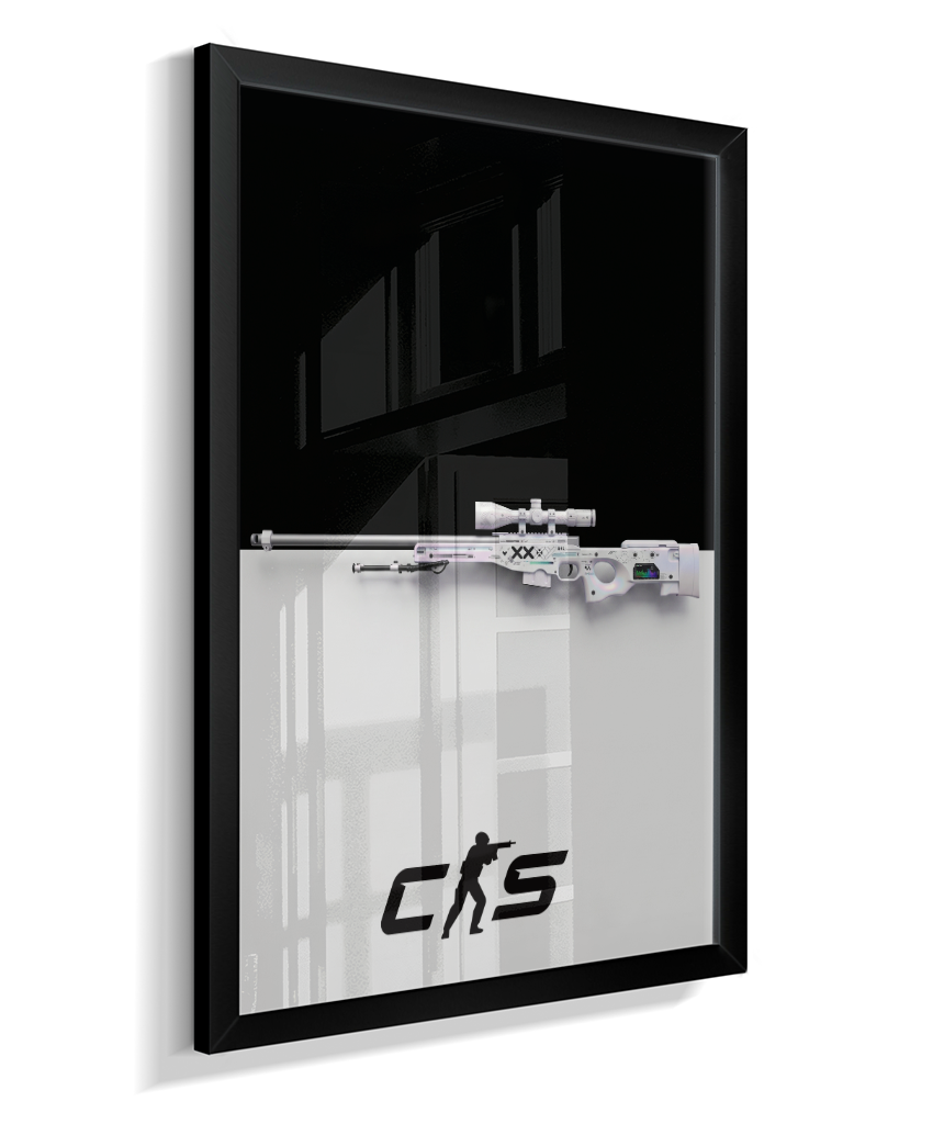Quadro Decorativo CS2 AWP Printstream Minimalista