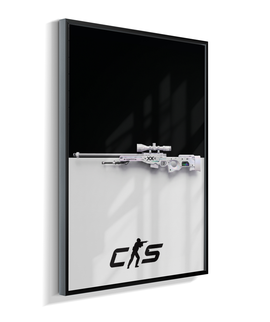 Quadro Decorativo CS2 AWP Printstream Minimalista