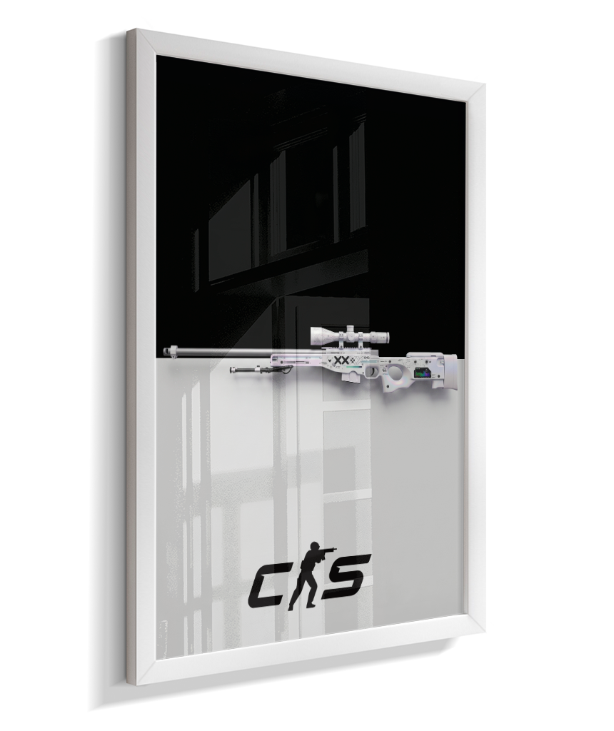 Quadro Decorativo CS2 AWP Printstream Minimalista