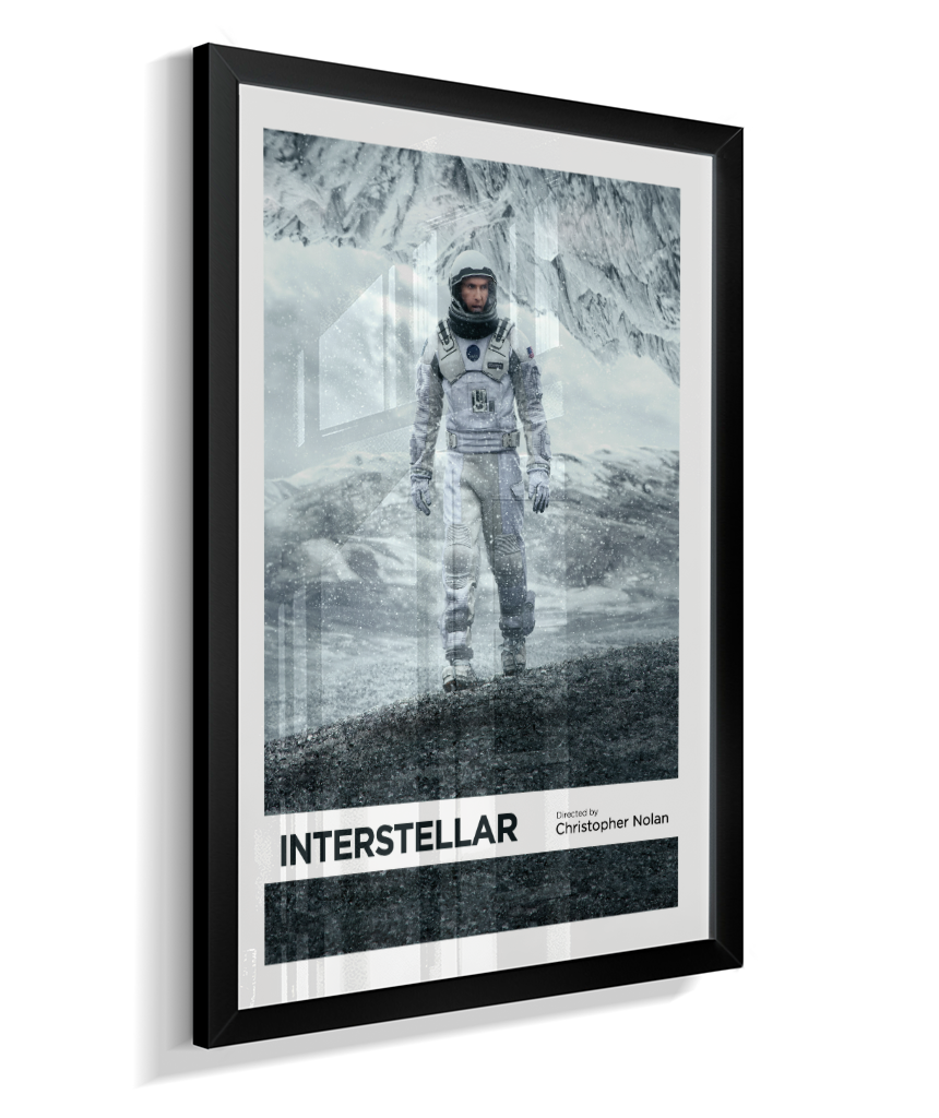 Quadro Decorativo Interstellar Minimalist Editorial Art